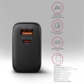 AXAGON Ładowarka sieciowa ACU-PQ45 2-port  QC3.0,4.0/AFC/FCP/PPS/Apple  + PD type-C, 45W, Czarna