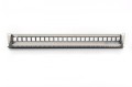 Digitus Panel krosowy (patch panel) modularny 19" 24 porty pod moduły keystone, 1U, ekranowany, prowadnica kabli, wymienne pola opisowe Czarny