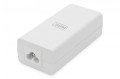Digitus Zasilacz/Adapter PoE+ 802.3at, max. 52V 30W Gigabit 10/100/1000 Mbps, aktywny, Biały