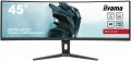IIYAMA Monitor 45 cali G-Master GCB4580DQSN-B1, VA,DQHD,165HZ,USB-C-DOCK,RJ45,32:9,  1500R,450cd/m2,3000:1,0.8ms,3xUSB,2xHDMI,1xDP,2x3W,PowerDelivery-