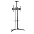 Techly Stojak mobilny do TV 37-70cali, 50kg, 2 półki