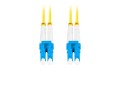 Lanberg Patchcord światłowodowy Sm Lc/Upc-Lc/Upc Duplex 3.0Mm 1M żółty