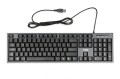 iBOX Zestaw przewodowa klawiatura + mysz IKMS606W czarny