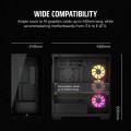 Corsair Obudowa 3500X TG Mid-Tower czarna