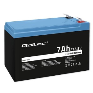 Qoltec Akumulator LiFePO4 | 12.8V | 7Ah | 89.6Wh | BMS