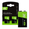 Green Cell Akumulatorki 2x 9V HF9