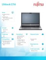 Fujitsu Notebook poleasingowy Fujitsu Lifebook E756 Core i5 6200U 6-gen. 2,3 GHz / 8 GB / 240 SSD / 15,6"FullHD / Win 10 Prof. Update + kamerka