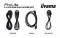 IIYAMA Monitor 55 cali LH5565UHSB-B1, 24/7, IPS, ANDROID 11, 4K, 800cd, iiSignage2, SDM, 2x HDMI, DP, 2x USB,2x 10W, RJ45, WiFi, 4/32GB, PION/POZIOM,