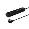 Elmak Listwa zasilająca antyprzepięciowa 5 gniazd z uziemieniem, 3m Savio LZ-02