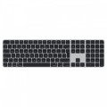 Apple Klawiatura Magic Keyboard z Touch ID i polem numerycznym dla modeli Maca z czipem Apple - angielski (międzynarodowy) - czarne klawisze