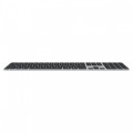 Apple Klawiatura Magic Keyboard z Touch ID i polem numerycznym dla modeli Maca z czipem Apple - angielski (międzynarodowy) - czarne klawisze