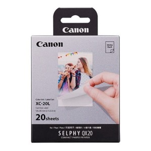 Canon Zestaw atramentu i papieru Canon XC-20L 2x3 20 odbitek 6755C002