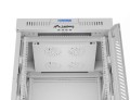 Lanberg Szafa stojąca rack 19 cali 15U 600X600 szara LCD flack pack