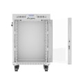 Lanberg Szafa stojąca rack 19 cali 15U 600X600 szara LCD flack pack