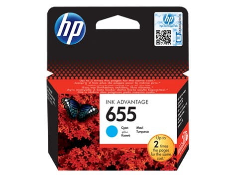 HP Inc. Tusz nr 655 Cyan CZ110AE