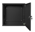 Lanberg Szafa instalacyjna rack wisząca 19 cali 6U+3U 540x200 niskoprofilowa (złożona) czarna