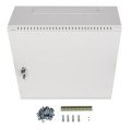 Lanberg Szafa instalacyjna rack wisząca 19 cali 6U+3U 540x200 niskoprofilowa (złożona) szara