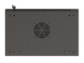 Lanberg Szafa instalacyjna rack wisząca 19" 6U 540x350 czarna drzwi  przeszklone ( flat pack)