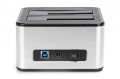 Digitus Stacja dokująca USB 3.0 Super Speed do 2x SSD/HDD 2.5/3.5" SATA III max.2x20TB z funkcją klonowania