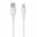 AUKEY CB-NAC1 White nylonowy kabel USB C - USB A | 1m | 3A | 60W PD | 20V