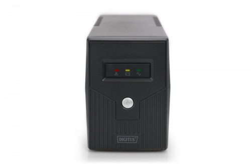 Digitus UPS Line-Ineractive LED BASIC, 600VA/360W, 1x12V/7Ah, AVR, 2x Schuko CEE 7/3