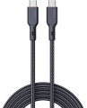 AUKEY CB-KCC101 kevlarowy kabel USB C - USB C | 1m | 5A | 100W PD | 20V