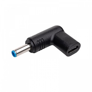 AKYGA  Adapter PIN HP Wtyczka do zasilacza uniwersalnego AK-ND-C09 USB-C / 4.5 X 3.0 MM PIN HP