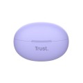 Trust Słuchawki earbuds Yavi Bluetooth ENC fioletowe