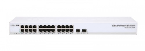 Mikrotik Switch CSS326-24G-2S+RM 800MHZ, 1GB, 24XGE, 2XSFP+, 1XSERIAL -RJ45