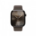 Apple Pasek karbowany magnetyczny w kolorze szarobrązowym do koperty 42 mm - rozmiar M/L