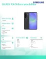 Samsung Smartfon GALAXY A36 5G 6/128 GB czarny Enterprise Edition