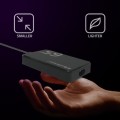 Qoltec Ładowarka sieciowa 65W GaN Super Fast SLIM | PD | 5-20V | 3.25A |USB-C 3.1 | Laptop | MacBook | Smartfon | +kabel