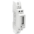 Qoltec Jednofazowy elektroniczny licznik | miernik zużycia energii na  szynę DIN | 230V | 30A | LCD | 1P
