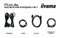 IIYAMA Monitor G-Master 34 cale GCB3484WQSU-B1,VA,UWQHD,180Hz, HDR400, 1500R, 21:9, 0.4ms, 500cd/m2, 2x5W, USB-c, PiP
