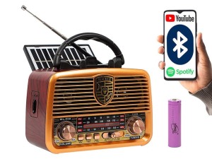BLOW Radio przenośne analogowe RA10 AM/FM solarne