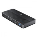 Unitek Stacja dokująca 13w1 USB-C, HDMI 2.1,DP 2.0,RJ45,10GBPs;D1104A01