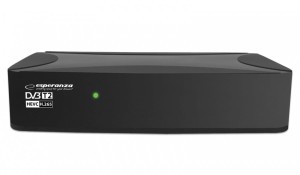 Esperanza Tuner/dekoder cyfrowy DVB-T2 H.265/HEVC