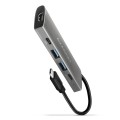 AXAGON HMC-5G21 Wieloportowy hub USB 5in1, 10Gbps, 2x USB-A + 2x USB-C + HDMI 4K/30Hz, PD 60W, 13cm USB-C kabel