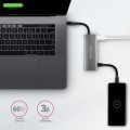 AXAGON HMC-5G21 Wieloportowy hub USB 5in1, 10Gbps, 2x USB-A + 2x USB-C + HDMI 4K/30Hz, PD 60W, 13cm USB-C kabel