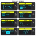 AXAGON EEM2-SD2 Obudowa zewnętrzna aluminiowa bezśrubowa USB-A/C 3.2 Gen2 M.2 NVMe/SATA display LCD