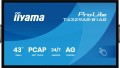 IIYAMA Monitor 43 cale T4329AS-B1AG VA,4K,HDMIx2,USB-C,RJ45,2x10W,WiFi,     Android 14, Signal FailOver, Whiteboard, iiSignage (CMS), iiControl (DMS),