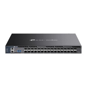 TP-LINK Przełącznik zarządzalny SX6632YF agregujący L3   Omada, stackowalny, 26 slotów SFP+ 10G, 6 slotów SFP28 25G