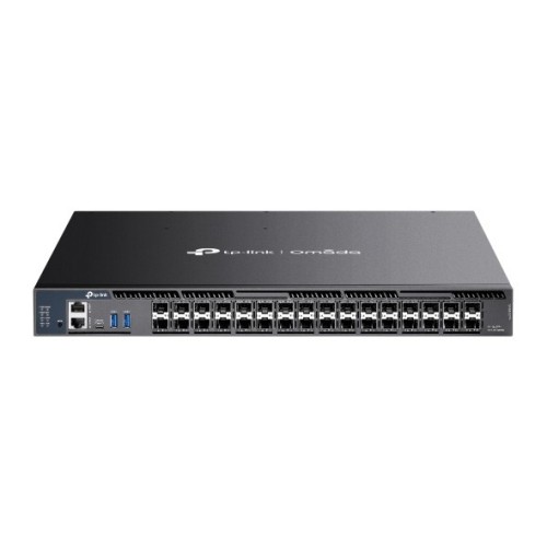 TP-LINK Przełącznik zarządzalny SX6632YF agregujący L3   Omada, stackowalny, 26 slotów SFP+ 10G, 6 slotów SFP28 25G