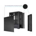 Chieftec Obudowa AS-02B-OP Midi Tower czarna