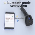 Qoltec Czytnik kodów kreskowych i QR | 1D 2D | USB | Bluetooth