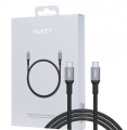 AUKEY CB-CD6 nylonowy szybki kabel Quick Charge USB C - USB C 2m