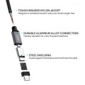 AUKEY CB-CD6 nylonowy szybki kabel Quick Charge USB C - USB C 2m