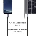 AUKEY CB-CD6 nylonowy szybki kabel Quick Charge USB C - USB C 2m