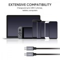 AUKEY CB-CD6 nylonowy szybki kabel Quick Charge USB C - USB C 2m
