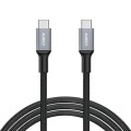 AUKEY CB-CD6 nylonowy szybki kabel Quick Charge USB C - USB C 2m